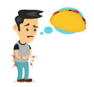 <p>To want to eat food</p>