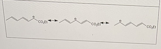 <p>In the diagram below, the negative charge adjacent to the ester group can be "walked" down the chain.</p><p class="p1">This effect is known as what?</p>
