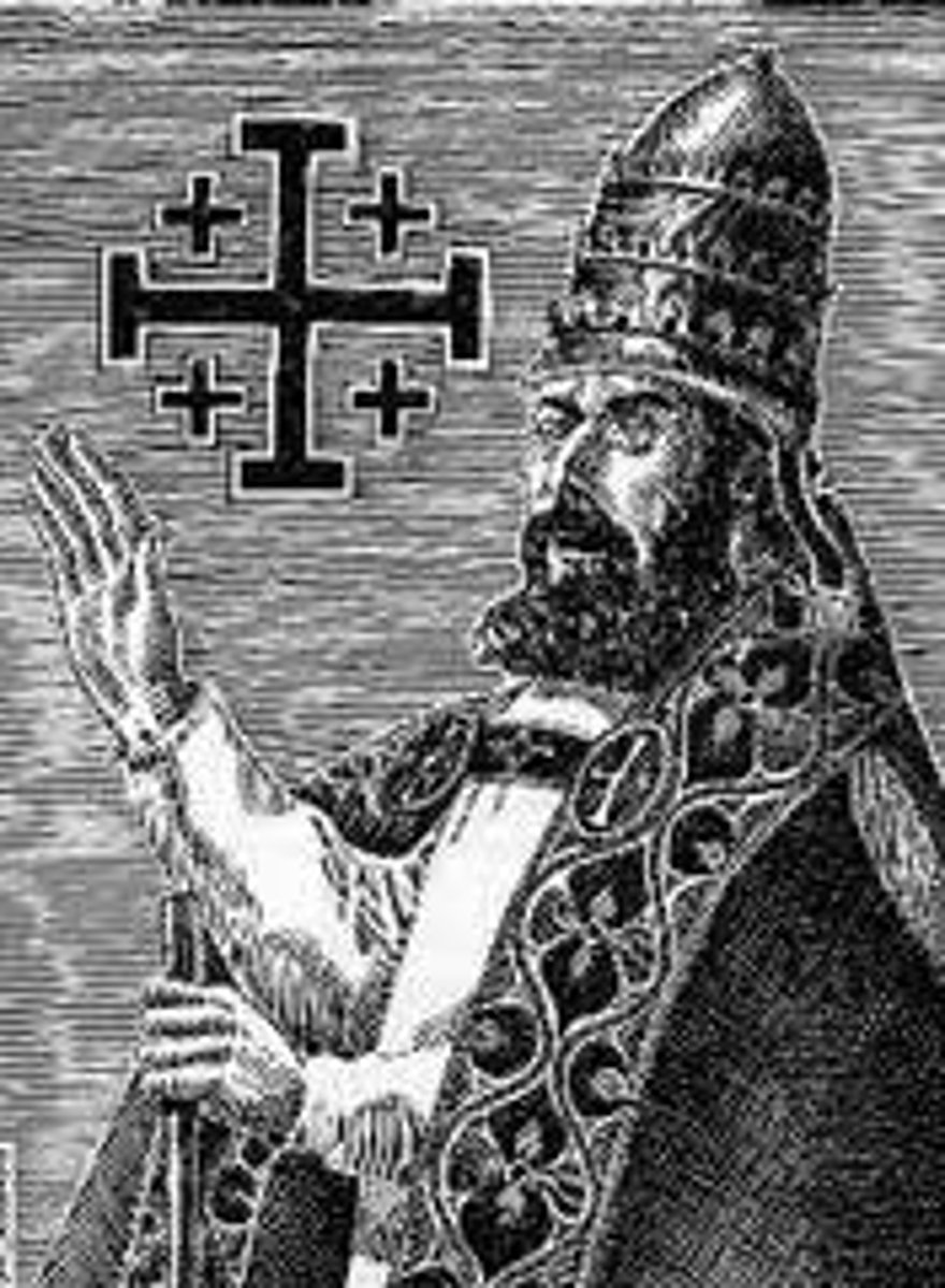 <p>launched the crusades in 1095</p>