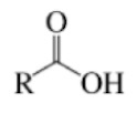 <ol><li><p>A compound with a carbonyl group (carbon double bonded to oxygen, C=O) </p></li><li><p>And a hydroxyl group (-OH) bonded to the same carbon</p></li></ol><p></p>