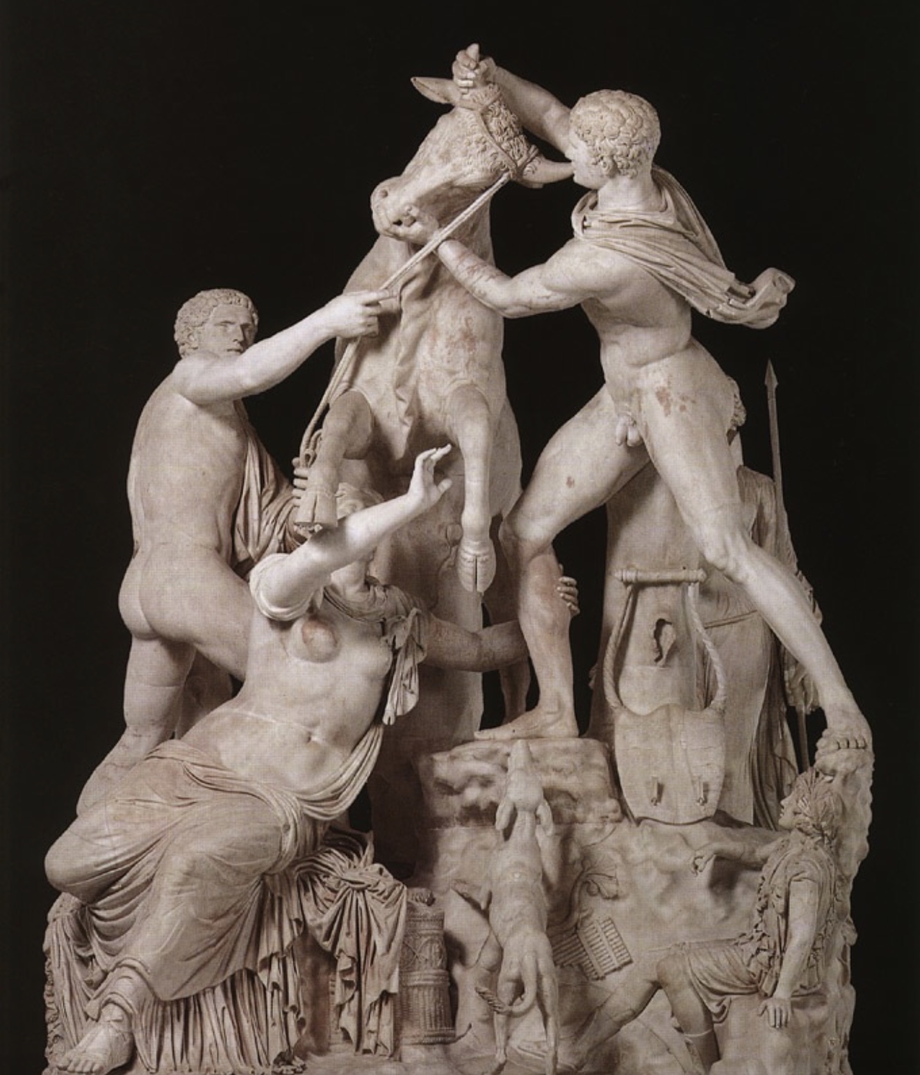 <p>The Farnese Bull depicts:</p>