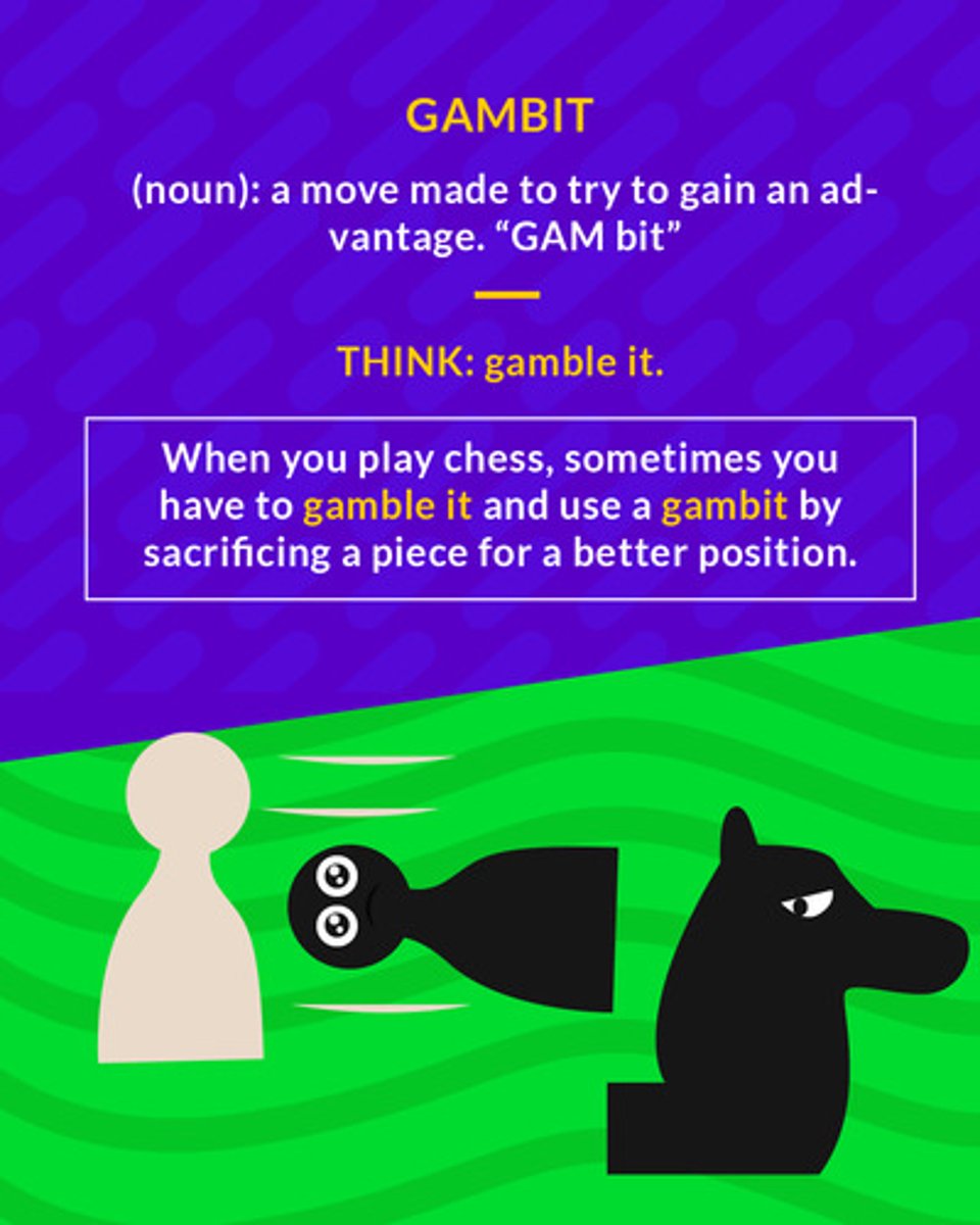 <p>a maneuver or action used to gain an advantage</p><p>(noun) a move made to try to gain an advantage</p>