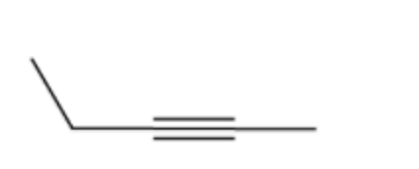 <p>2-pentyne</p>