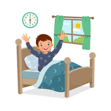 <p>He wakes up</p>