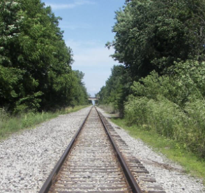 <p>as straight lines gradually converge, they may be perceived as parallel; greater distance at convergence</p>