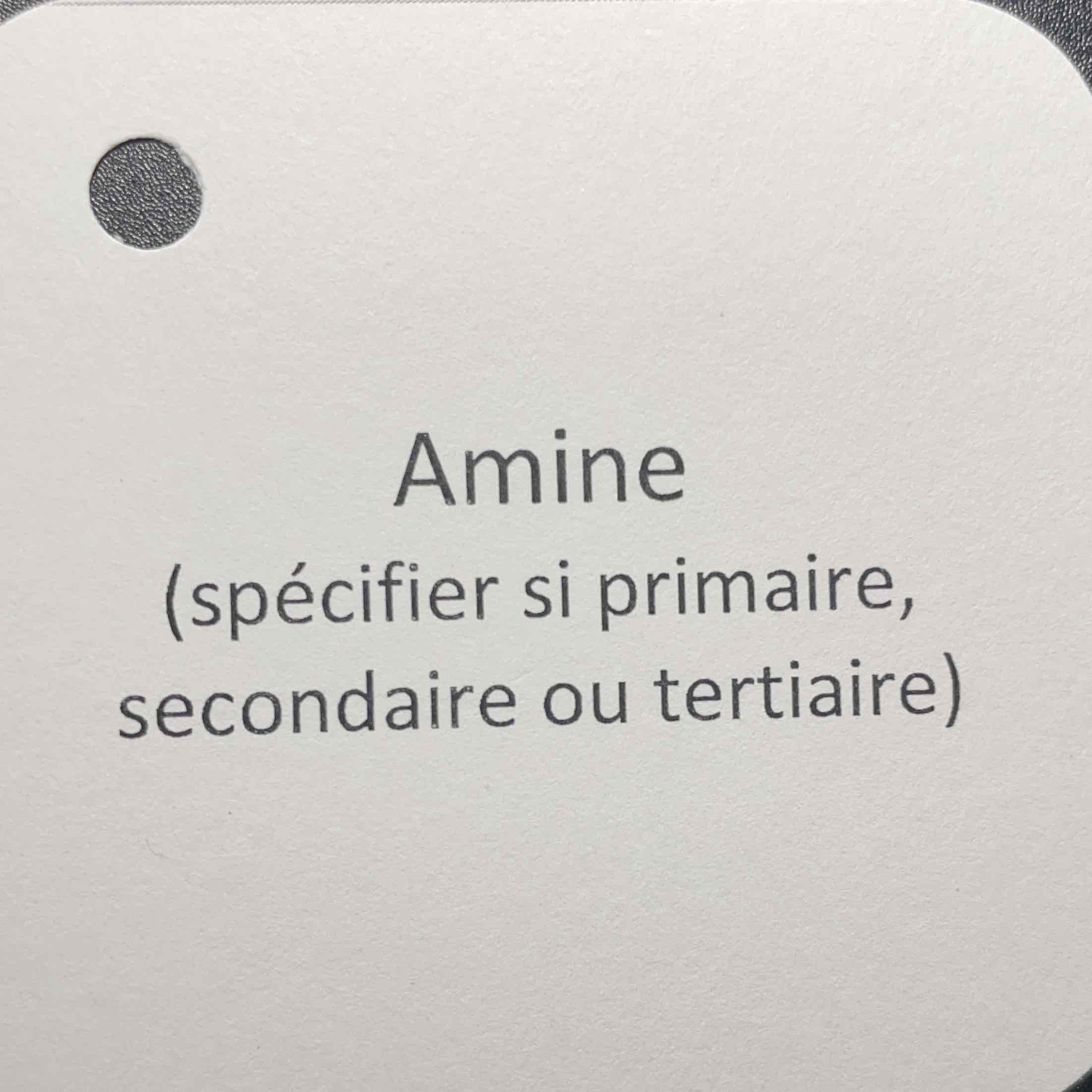 <p>Amine tertiaire </p>