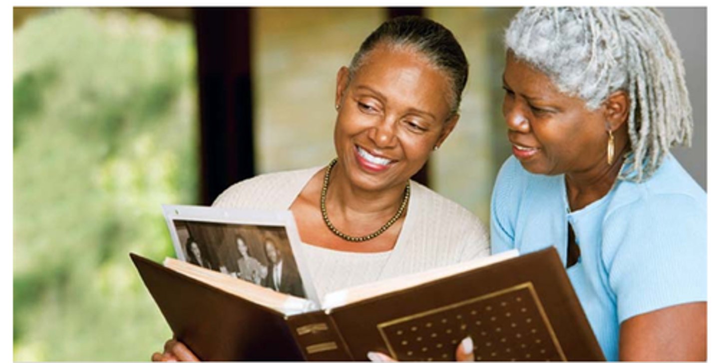 <p>(v) hồi tưởng,nhớ lại</p>