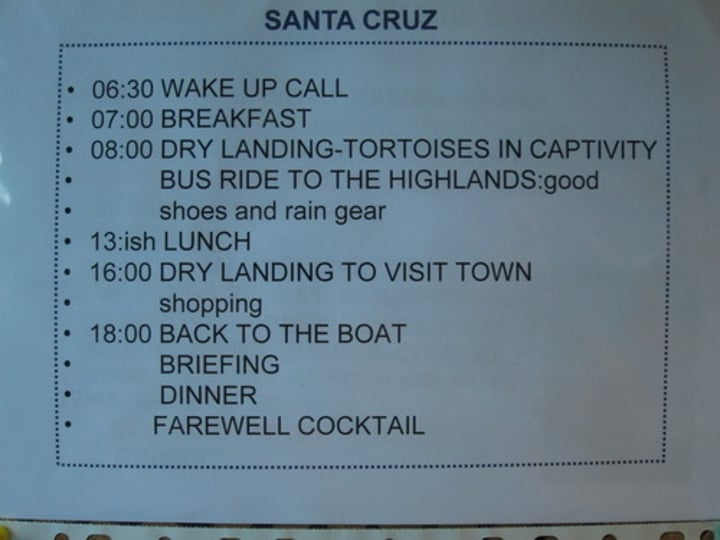 <p>itinerary</p>