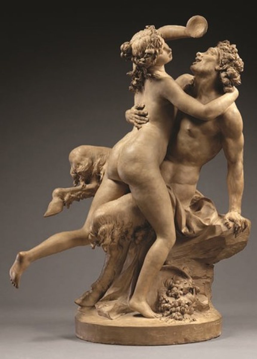 <p>CLODION, Nymph and Satyr</p><p>Carousing, ca. 1780-1790.</p>
