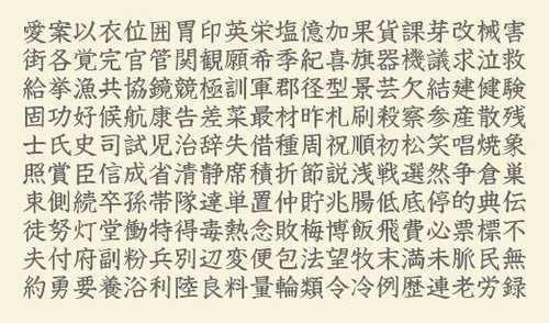 Chinese character