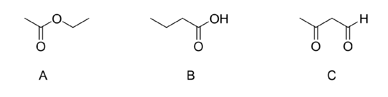 <p>Which molecule will have the higher boiling point?</p>