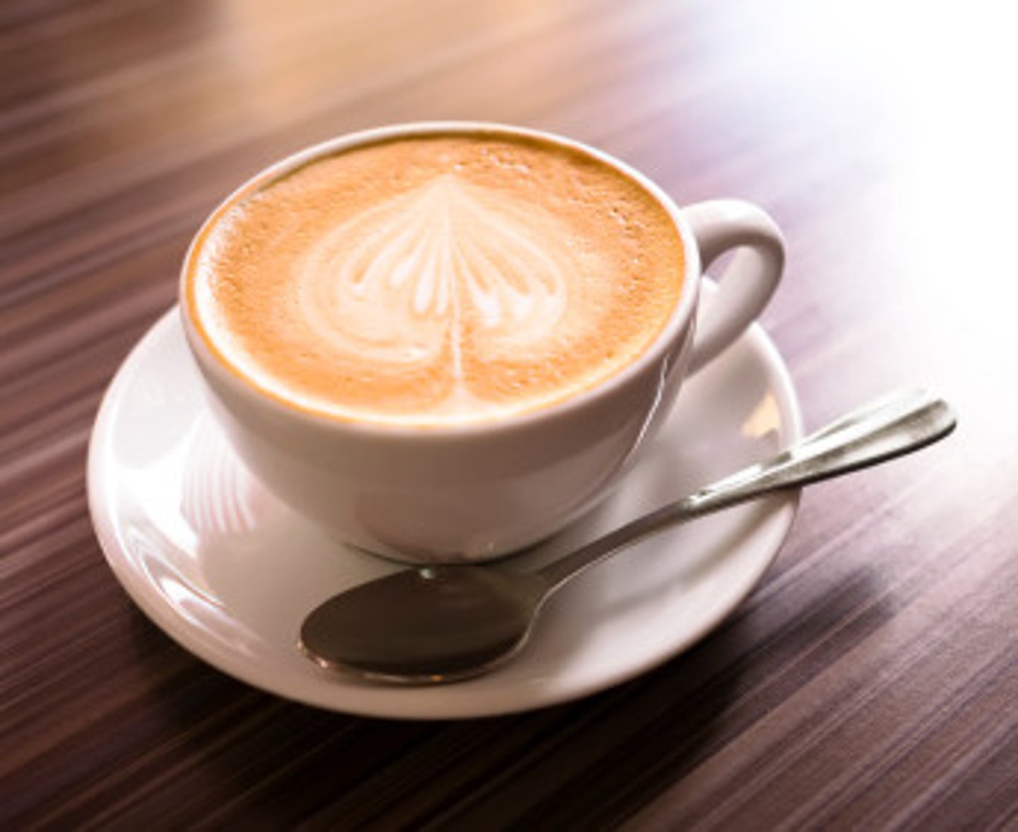 <p>A white coffee</p>