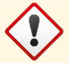 <p>Substances with this symbol pose less serious health hazards, such as skin irritation, but caution is still neccessary</p>