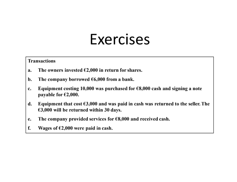 <p>Exercise:</p><p>in image</p>