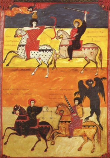 What do each of the horsemen represent?