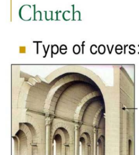 <p>Used mainly to cover the central nave</p>