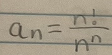 <p>Determine if the sequence is convergent or divergent</p>