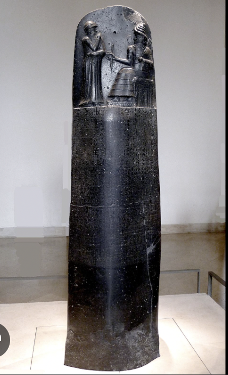 <p>The Stele Code of Hammurabi</p>