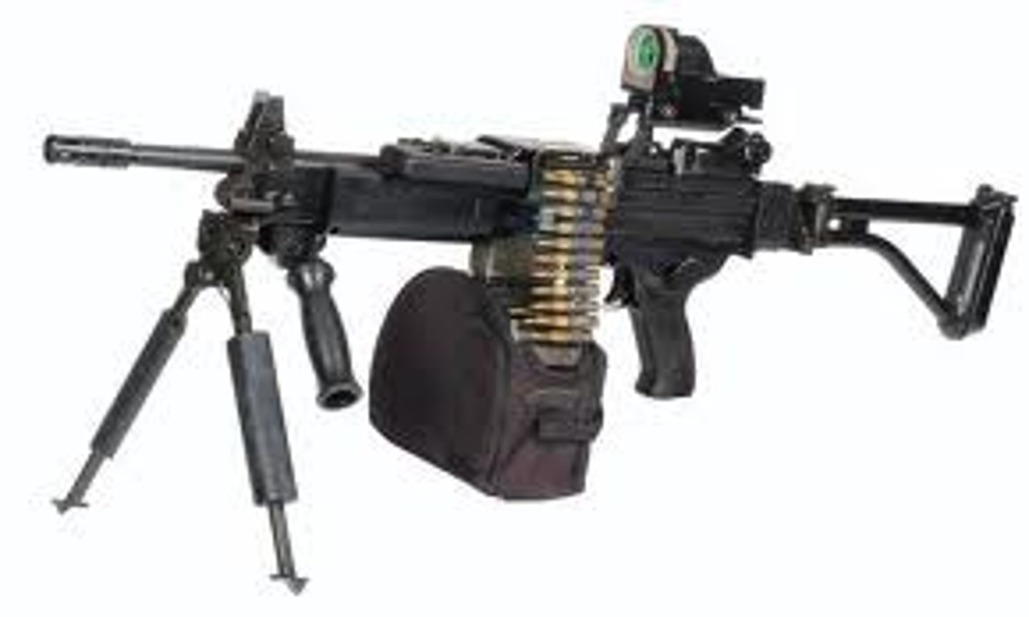 <p>machine gun</p>