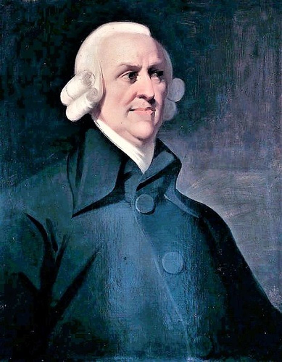 <p>an economic system, championed by Adam Smith, in which individuals own the factors of production and make economic decisions based on the forces of supply and demand (i.e. the "invisible hand") in attempt to promote their own rational self-interest (profit maximization) through competition; buyers and sellers make decisions relatively free from government involvement</p>