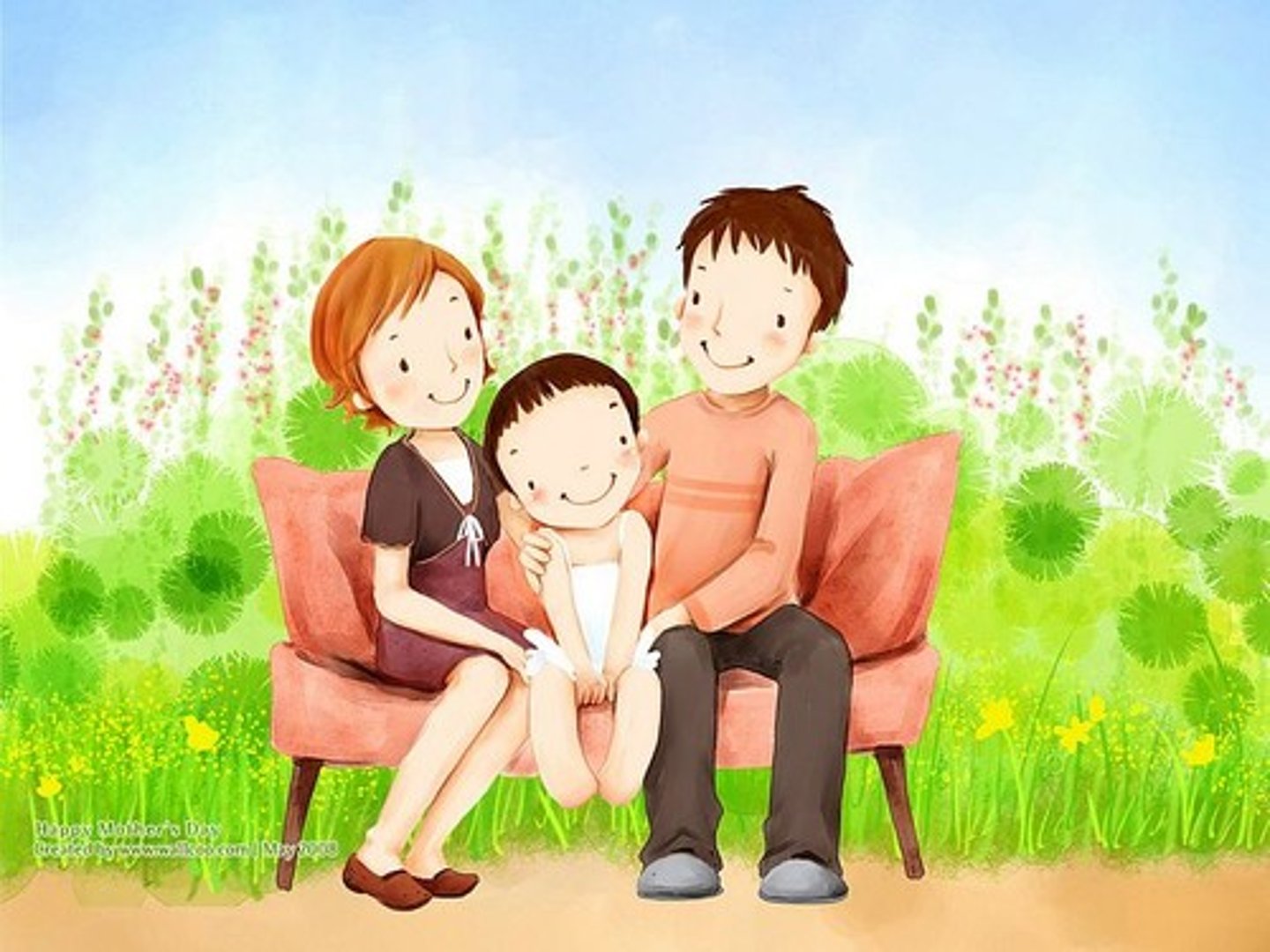 <p>only child</p>