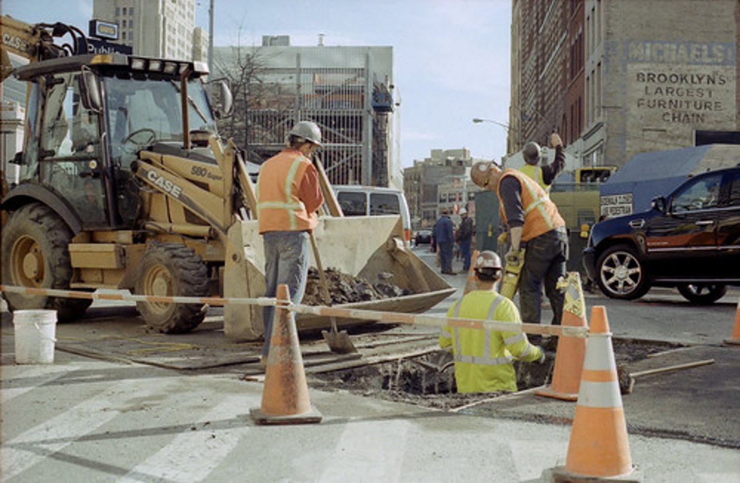 <p>Công trường thi công</p>