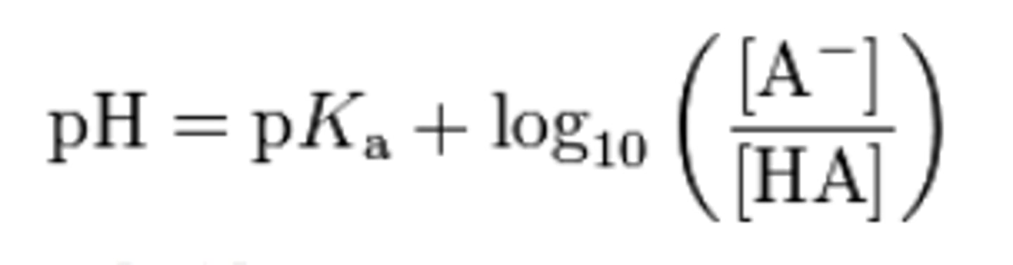 <p>Buffers are most effective when 1+-pH=pKa, which occurs when 50% of the acid is dissociated, resulting equal amounts of the acid and it's conjugate base</p>