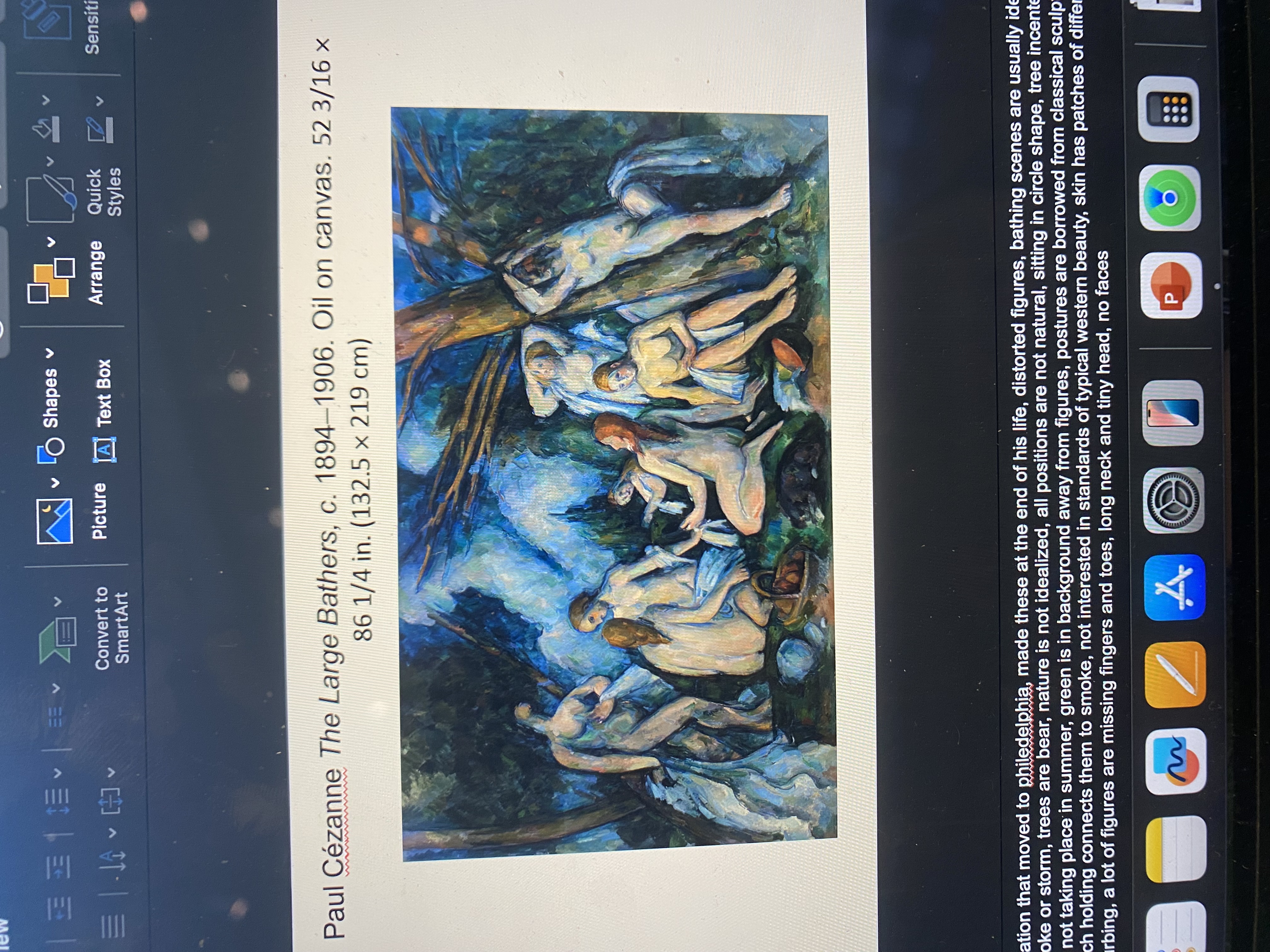<p><span>Paul Cézanne <em>The Large Bathers, c</em>. 1894–1906. Oil on canvas. 52 3/16 × 86 1/4 in. (132.5 × 219 cm)</span></p>