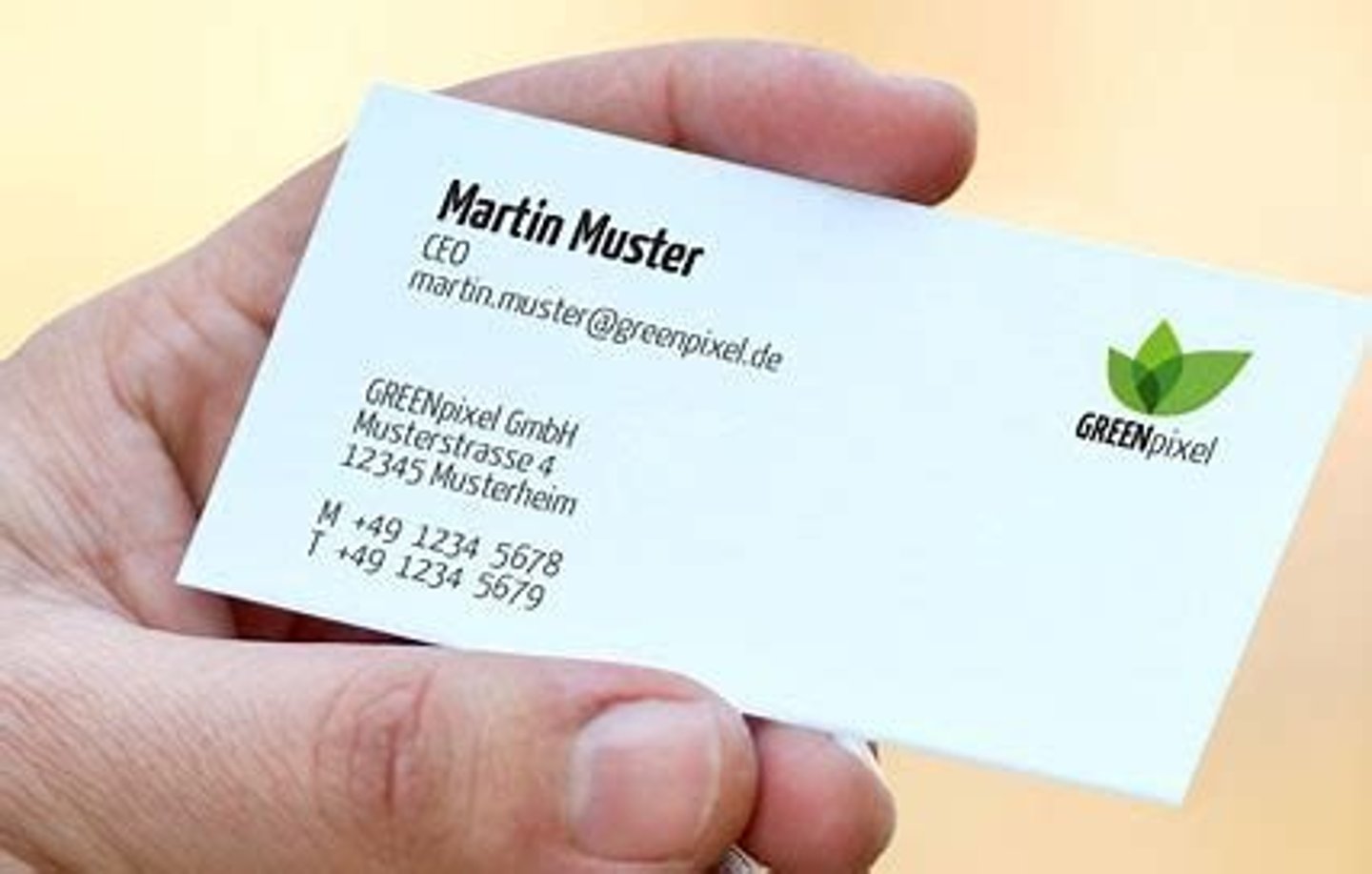 <p>business card</p>