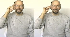 <p>name sign for the uni and person - once</p>