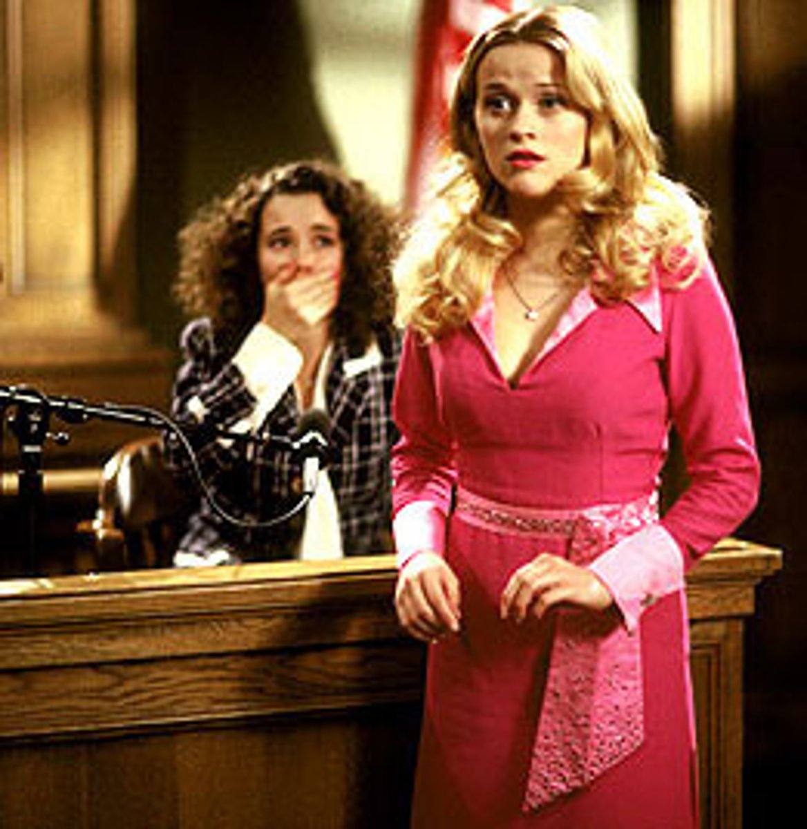 <p>the female lawyer</p>