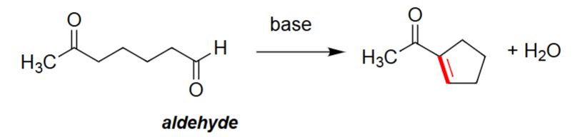 <ul><li><p>Enolate forms and attacks an intramolecular carbonyl, creating a ring.</p></li><li><p>5- and 6-membered rings form fastest (lowest strain + favorable geometry).</p></li><li><p>Larger rings (7+) form slowly due to entropic and geometric penalties.</p></li><li><p>Ketone electrophiles react more slowly than aldehydes → affects which ring forms.</p></li></ul><p></p>