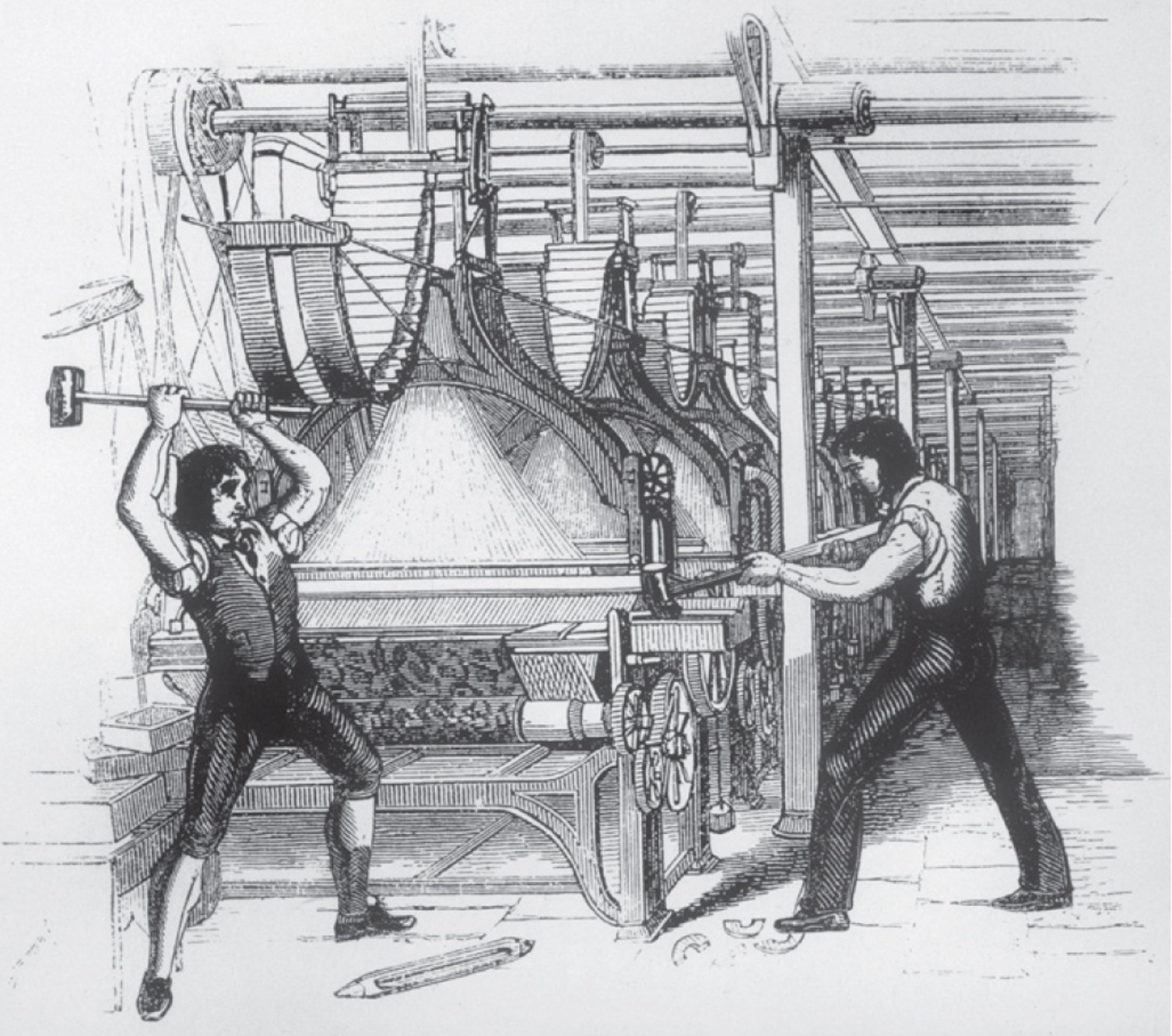 <p>English Luddites </p>