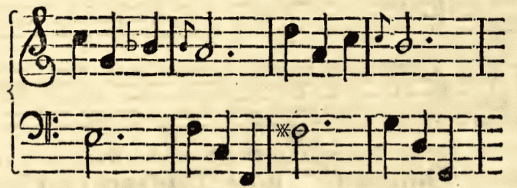 <p>J. Riepel, Anfangsgründe zur musicalischen Setzkunst — I. De Rhythmopoeïa, oder von der Tactordnung</p>