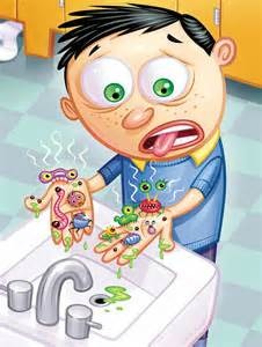 <p>Handwashing, no vaccine</p>