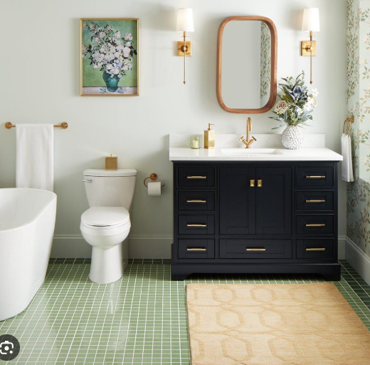 <p>Das Badezimmer</p>