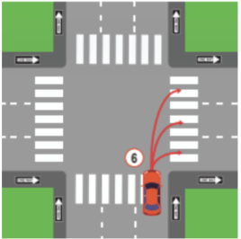 <p>right turn 1 way → 1 way</p>