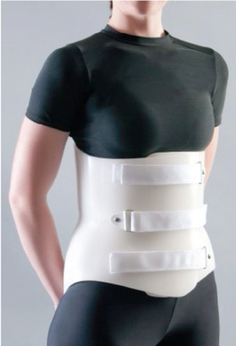 <p>intimate fit</p><p>rigid, semi-rigid, or flexible</p><p>increase hydrostatic compression</p><p>limit FL/EXT/LAT/ROT</p><p>does not provide adequate thoracic motion control</p><p>trimlines custom for user</p>