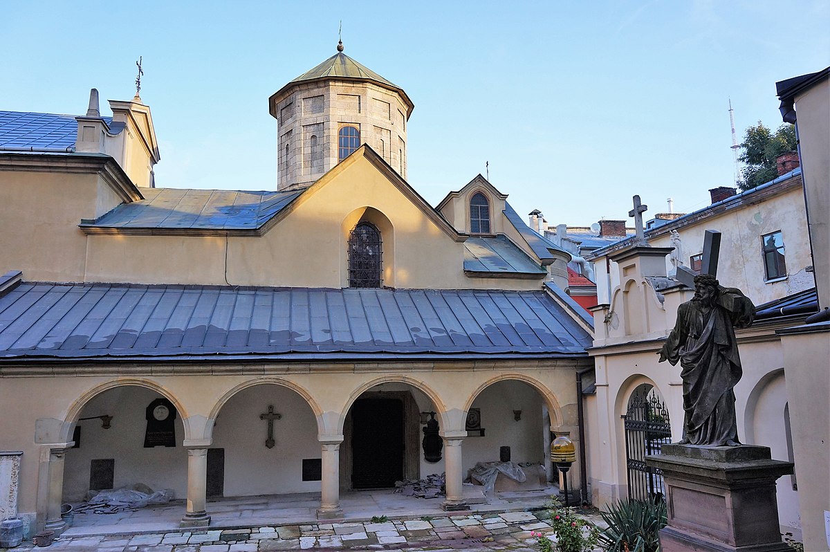 <p>Вірменський собор у Львові, 1363-1370</p><p>Стиль: романо-готичний</p>