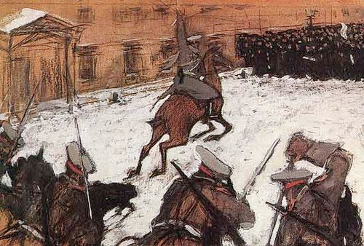 <p>Prompted by labor unrest, and calls for political reform, this revolution against the Tsarists government led to the abdication of Nicholas II and the creation of a provisional government in March 1917. Czar Nicholas II was murdered and Vladimir Lenin sought control to implement his ideas of socialism.</p>