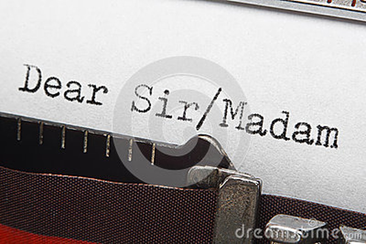 <p>how you start a letter when you do not know the name of the person you are writing to</p>