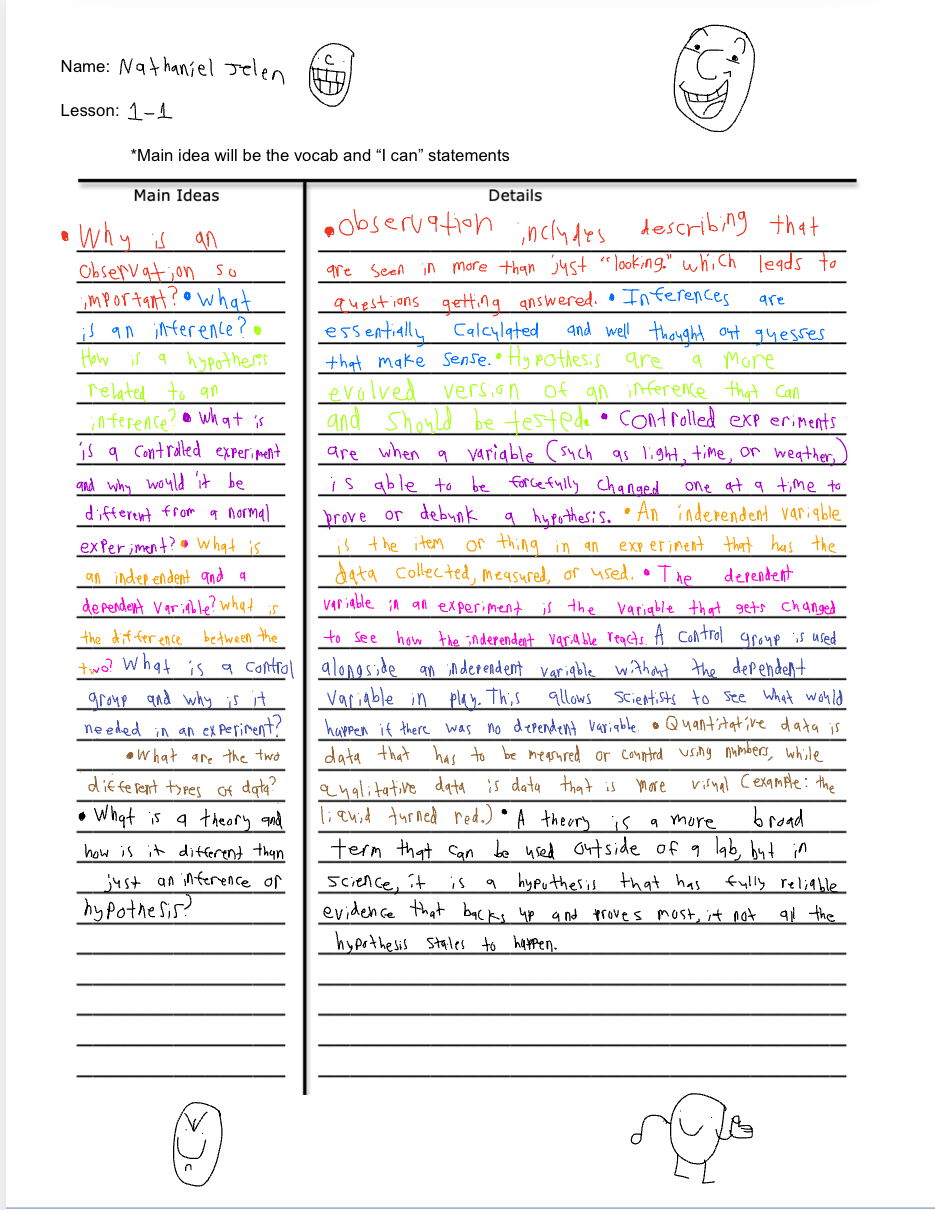 <p>Yo pensé</p><p>Yo pensé que tomando muchos notas eso<span> significaba que no tenía que estudiar.</span></p>