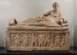 <p>Sarcophagus of Laris Peluna</p>