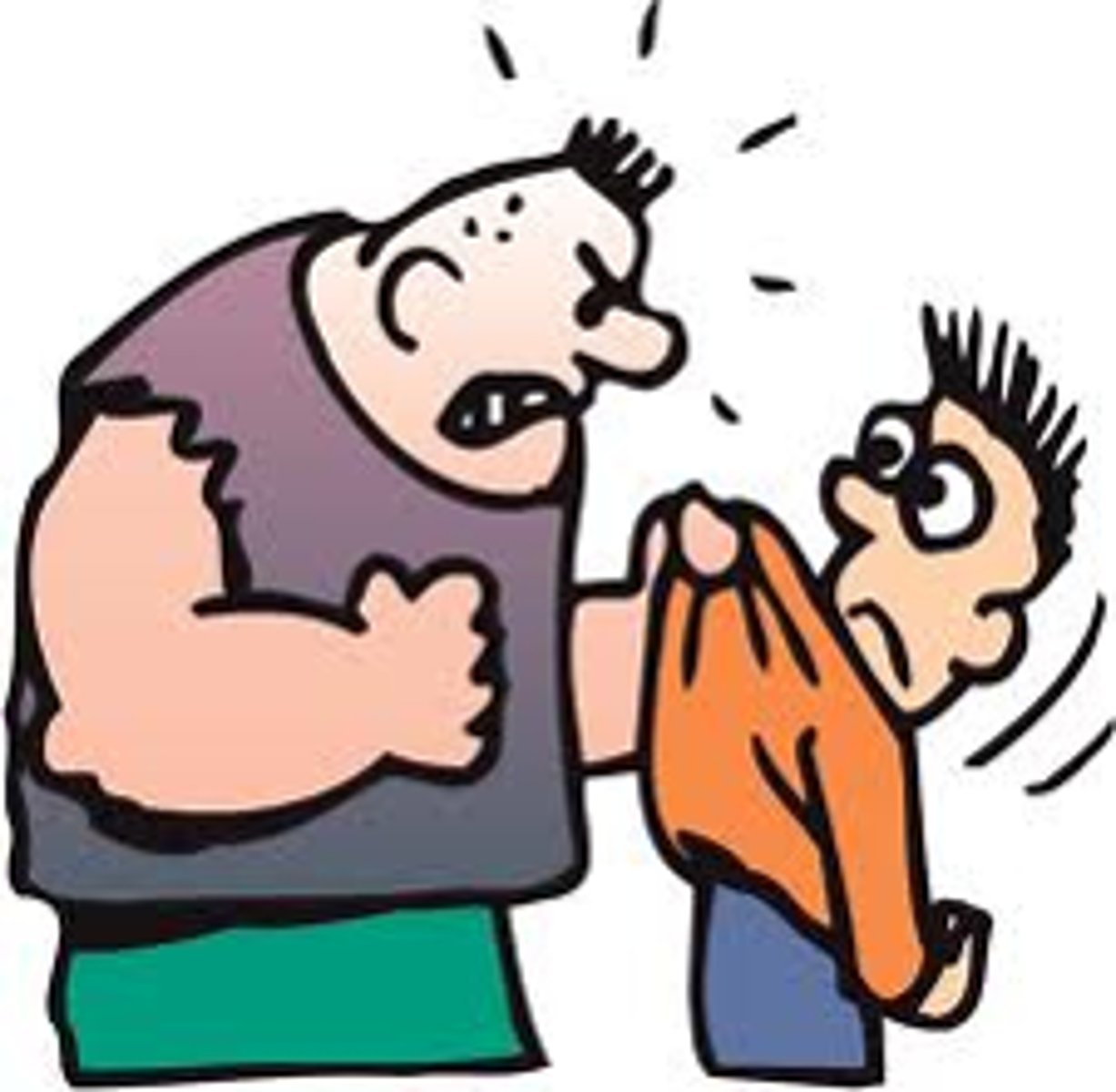 <p>mean, not nice, cruel</p>