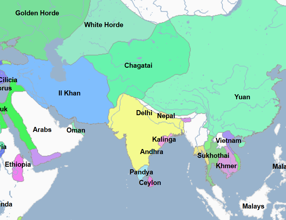 <p>1206 - 1526 - Delhi Sultanate (All Facts) </p>