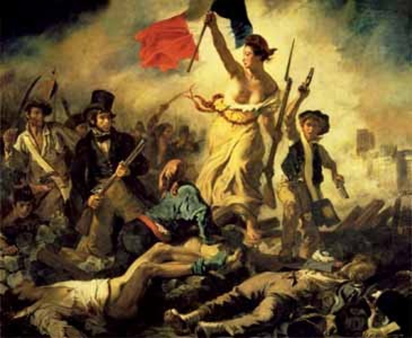 <p>Delacroix wanted to paint July 28: Liberty Leading the People to take his own special action in the revolution and his color technique combined his intense brushstrokes to create an unforgettable canvas fully representing the romantic movement.</p>