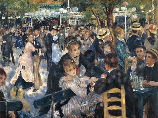 <p>Who is the artist of <strong>Bal du moulin de la Galette</strong>?</p>