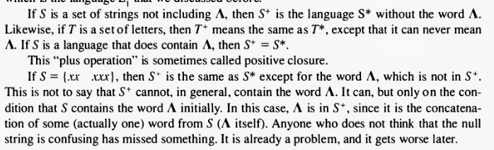 <p><span>All permutations of words but Λ isn't included</span></p>