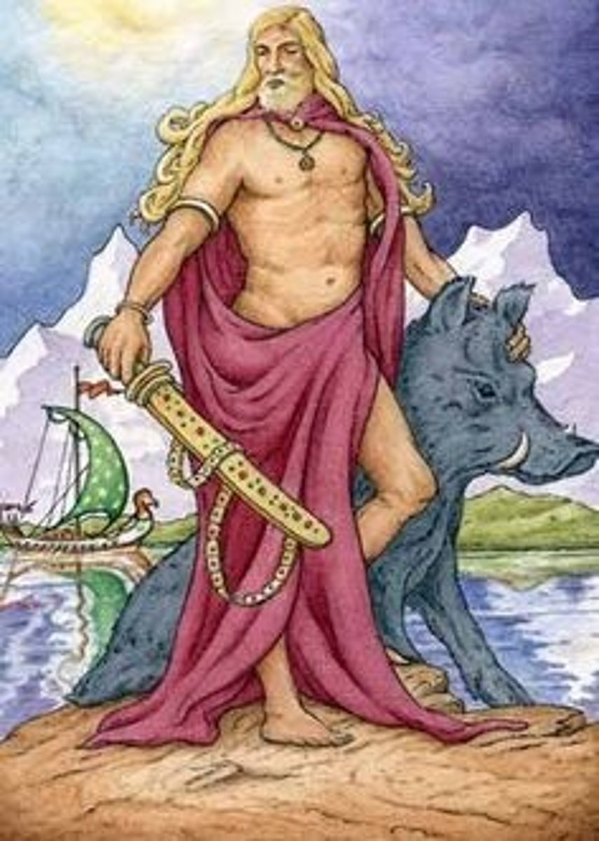 <p>Norse god of agriculture and fertility of earth.</p>