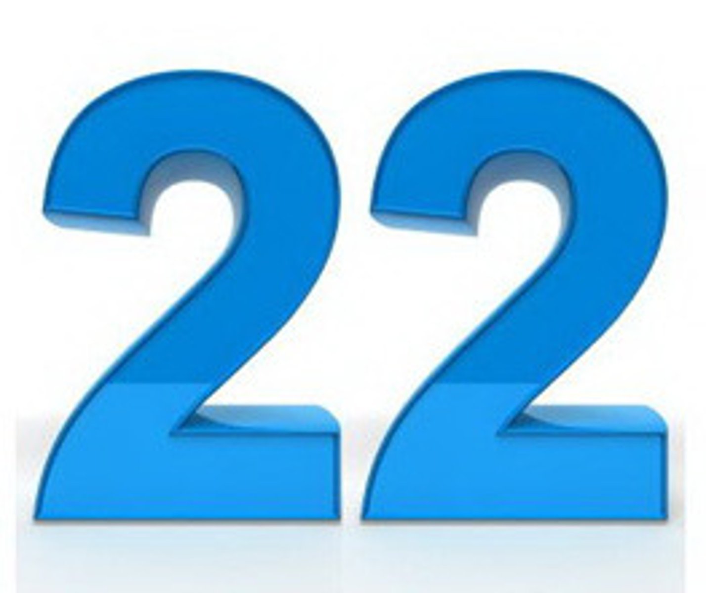 <p>Twenty-two</p>